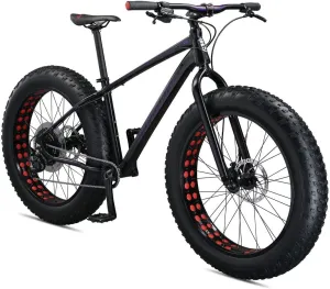 Mongoose Argus Sport Men and Women Fat Tire Mountain Bike, 26-Inch Wheels, Tectonic T2 Adult Frame, Hydraulic Disc Brakes