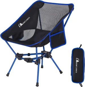MOON LENCE Portable Camping Chair Backpacking Chair - The 4th Generation Ultralight Folding Chair - Compact, Lightweight Foldable Chairs for Hiking Mountaineering, Beach