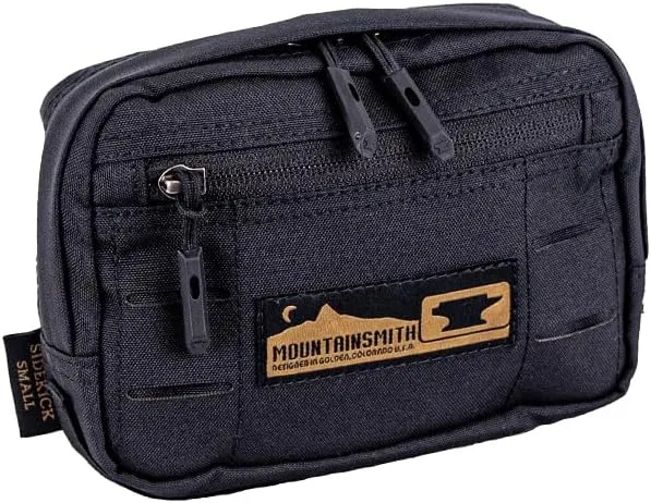 Mountainsmith Sidekick Lumbar Fanny Pack, Belt Bag, Crossbody Sling, Heritage Black