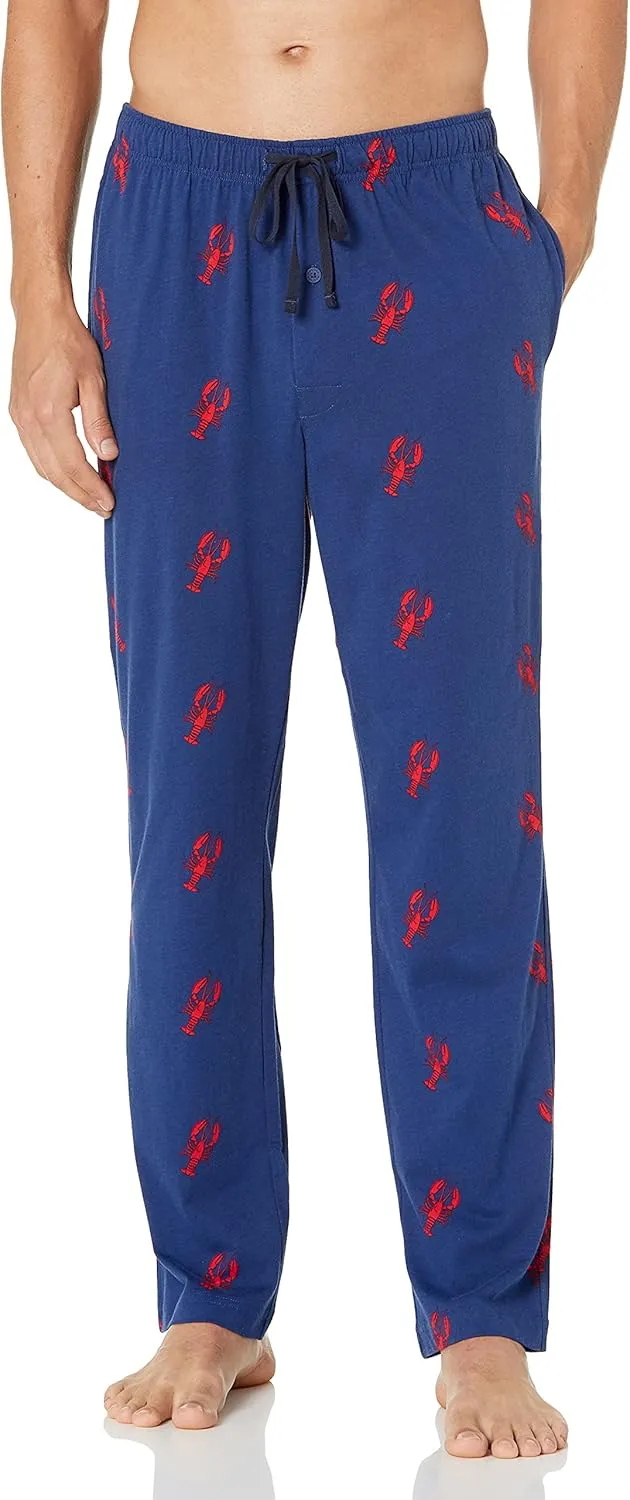 Nautica Men's Soft Woven 100% Cotton Elastic Waistband Sleep Pajama Pant