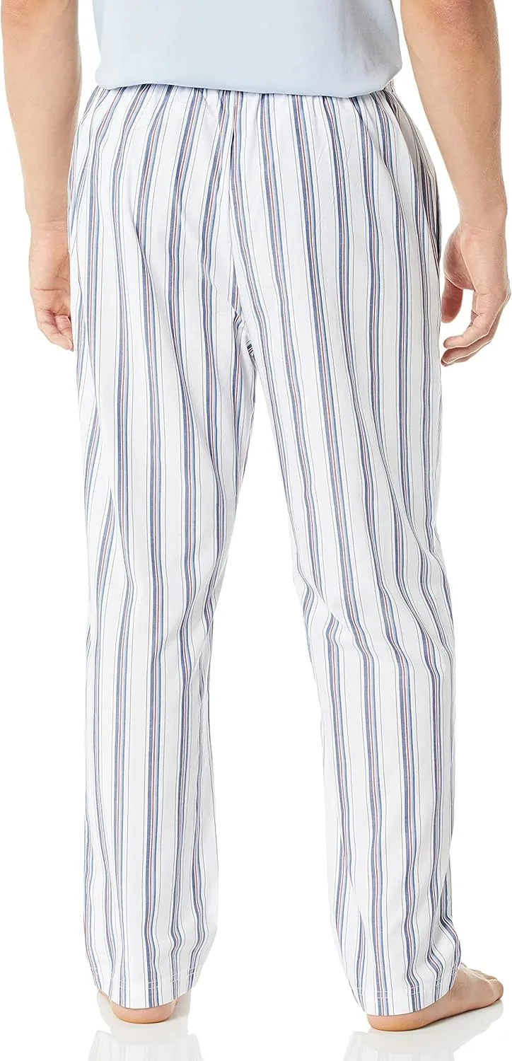 Nautica Men's Soft Woven 100% Cotton Elastic Waistband Sleep Pajama Pant
