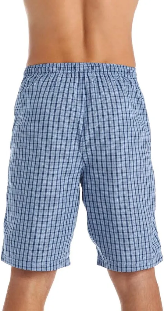 Nautica Men's Soft Woven 100% Cotton Elastic Waistband Sleep Pajama Short