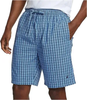 Nautica Men's Soft Woven 100% Cotton Elastic Waistband Sleep Pajama Short