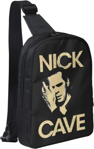 Nick Music Cave Crossbody Bag for Women Men Travel Small Shoulder Bags Waterproof Sling Backpack