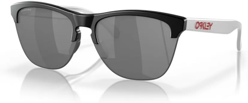 Oakley Frogskins Lite OO9374 Round Sunglasses for Men   BUNDLE Accessory Leash   Designer iWear Kit