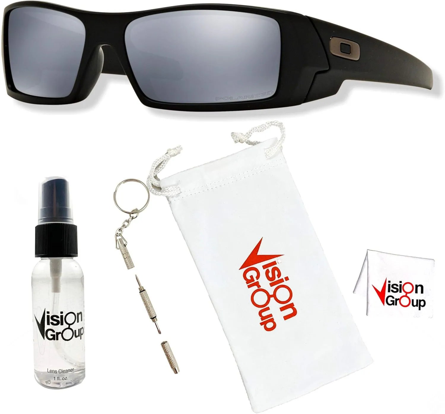 Oakley GASCAN OO9014 Sunglasses for Men   Vision Group Accessories Bundle