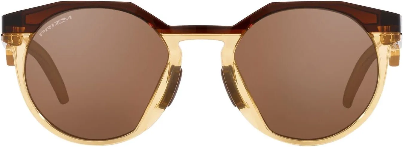 Oakley Men's Oo9242a Hstn Low Bridge Fit Round Sunglasses