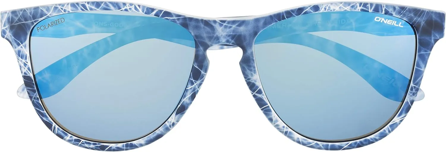 O'NEILL Godrevy 2.0 Womens Round Polarized Sunglasses, UVA UVB Protection, 55 mm