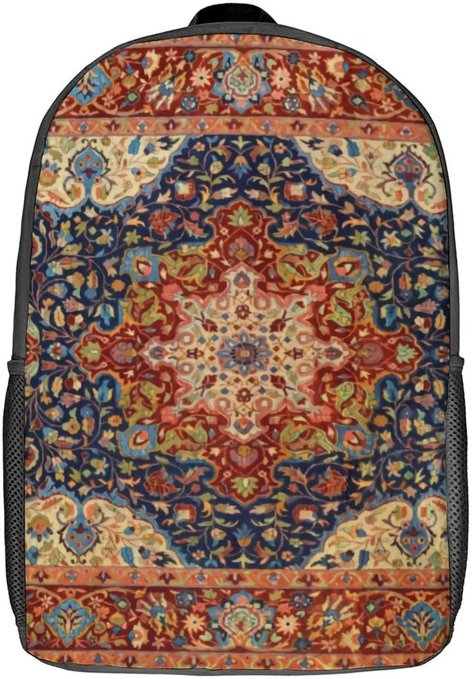 Oriental Persian Turkish Carpet Pattern Classic Large Capacity Comfortable Backpack