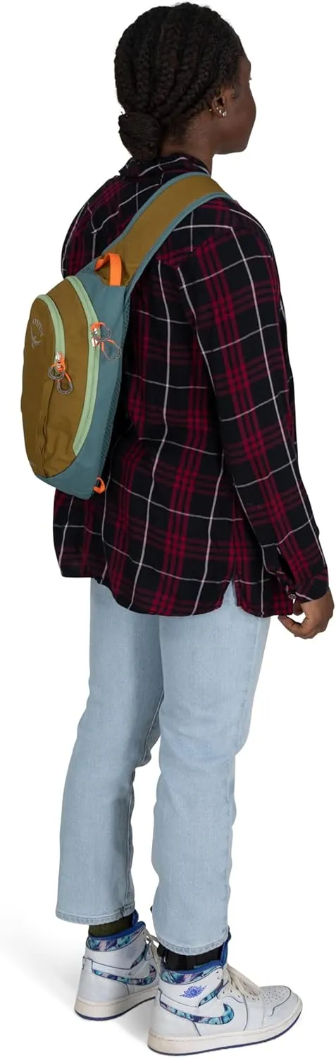 Osprey Daylite Earth Shoulder Sling, Histosol Brown/Cascade Blue
