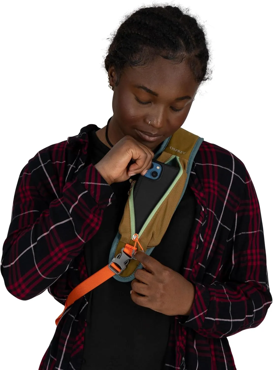Osprey Daylite Earth Shoulder Sling, Histosol Brown/Cascade Blue