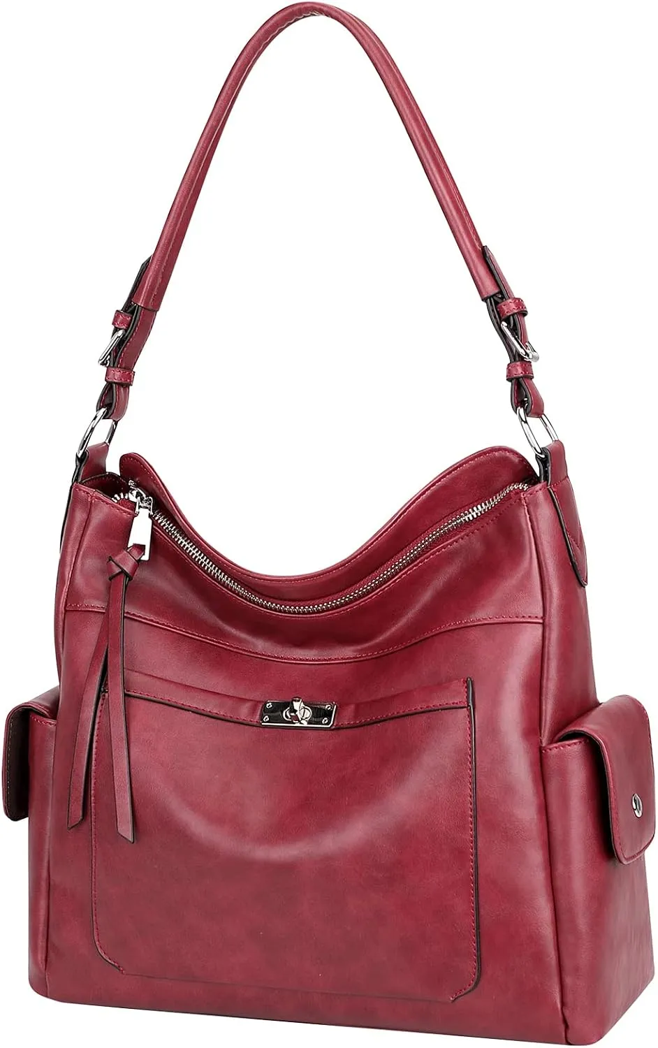 Over Earth Leather Hobo Purses and Handbags for Women Ladies Shoulder Crossbody Purse