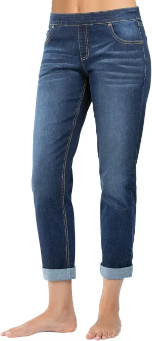 PajamaJeans Boyfriend Jeans for Women - Elastic Waist Jeans
