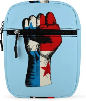 Panama Flag Nation Spirit Small Crossbody Bags for Women Men Sling Purse Shoulder Bag with Adjustable Strap