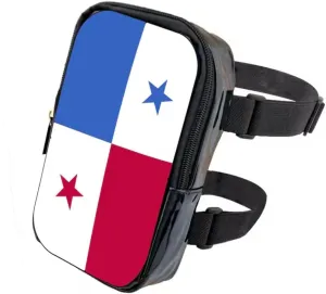Panama Flag Thigh Bag | 3-in-1 Crossbody, Waist & Thigh Pouch Festival Fanny Pack & Leg Harness | Unisex Travel, Carnival & Outdoor Event Waist Pouch with Adjustable Extendable Straps