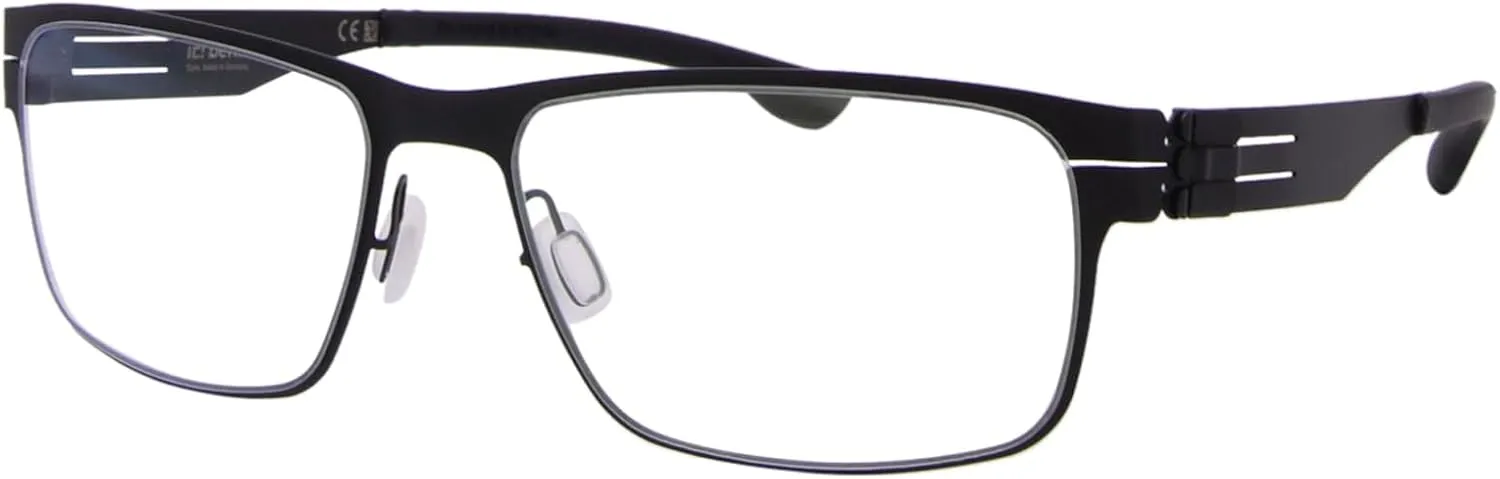 Paul-R-Large Eyeglasses Black Full Rim Rectangle Shape 56mm