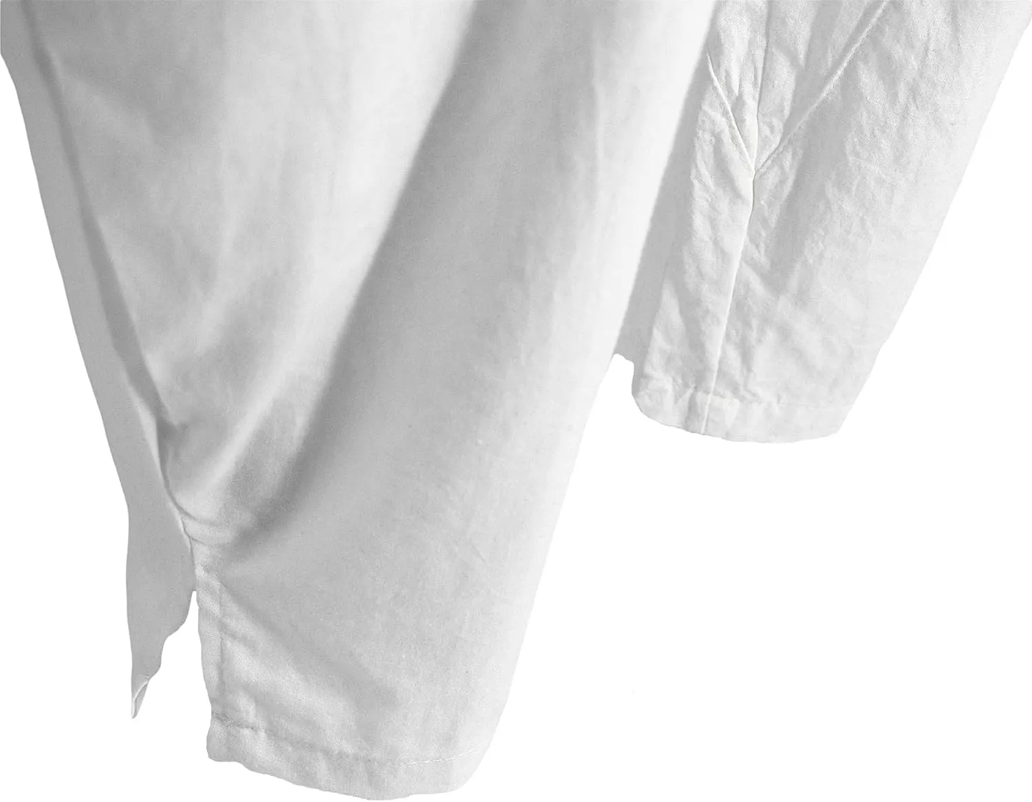 perdontoo Men's Linen Cotton Loose Fit Casual Lightweight Elastic Waist Summer Beach Pants