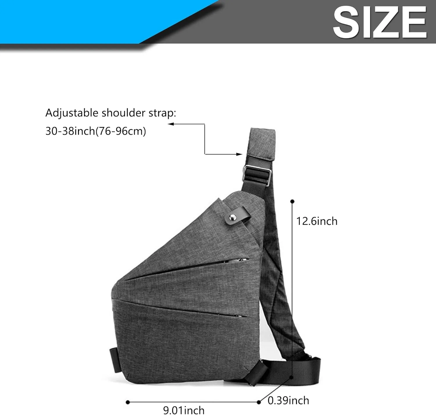 Personal Pocket Bag for Travel, Personal Pocket Bag for Men, Personal Flex Bag, 2024 New Sash Bag