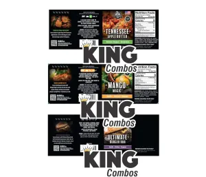 Pit Boss BBQ and Grill Seasoning with the exotic flavors   King Combo QR Code (Tennesse, Mango & Ultimate Burger (1 ea.))