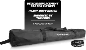 PowerNet 7x7 FT Baseball & Softball Net Replacement Parts, Replace 7x7 FT Frame, Net Only or Carry Bag, Metal Frame and Fiberglass Poles, Durable Nets & Bags Available in Team Colors