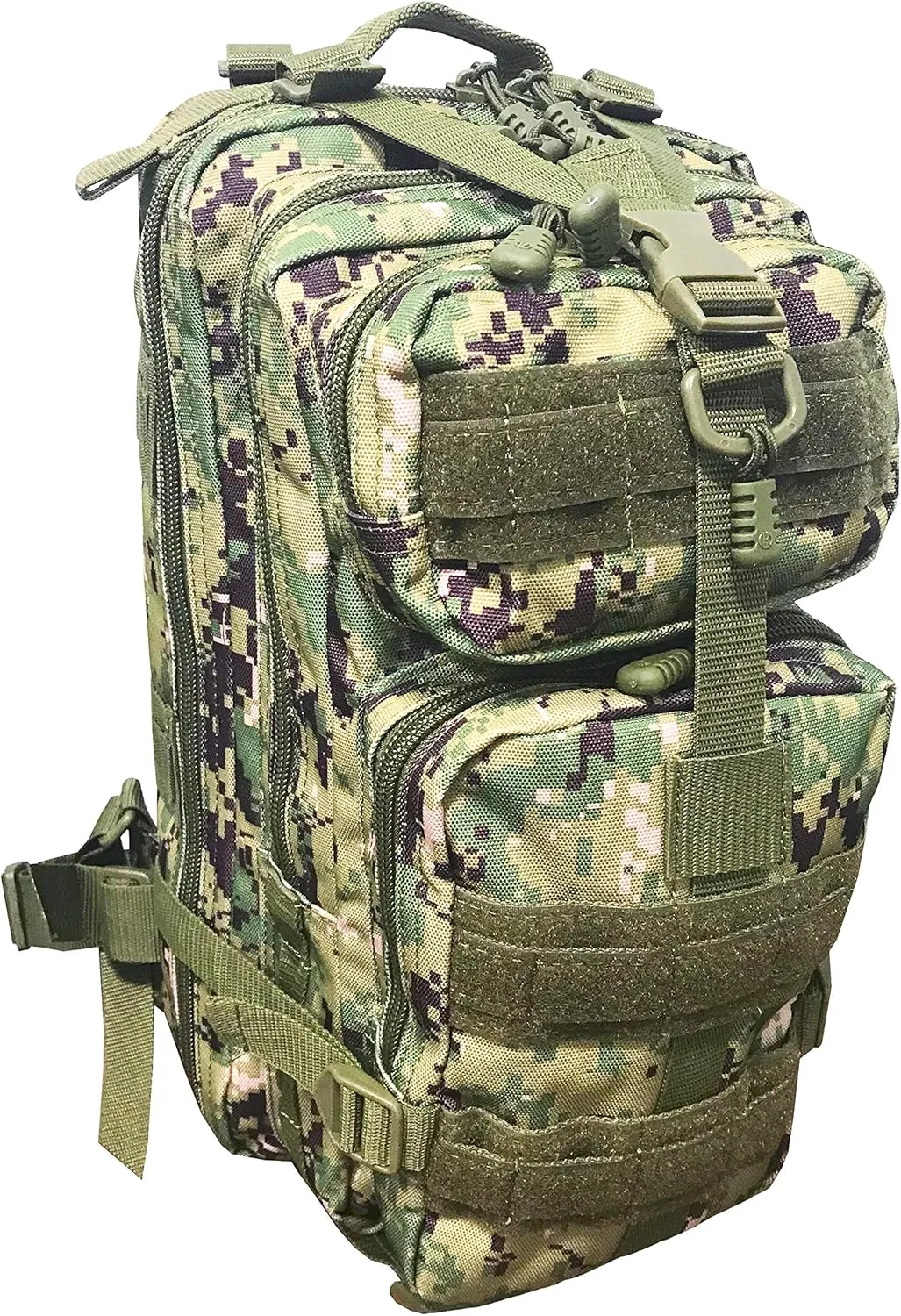 Presidio Tactical Assault Backpack - Military Approved Compact Backpack Made Of Water Resistant 900 Denier Cordura Nylon Features Large Center Pocket & MOLLE Webbing
