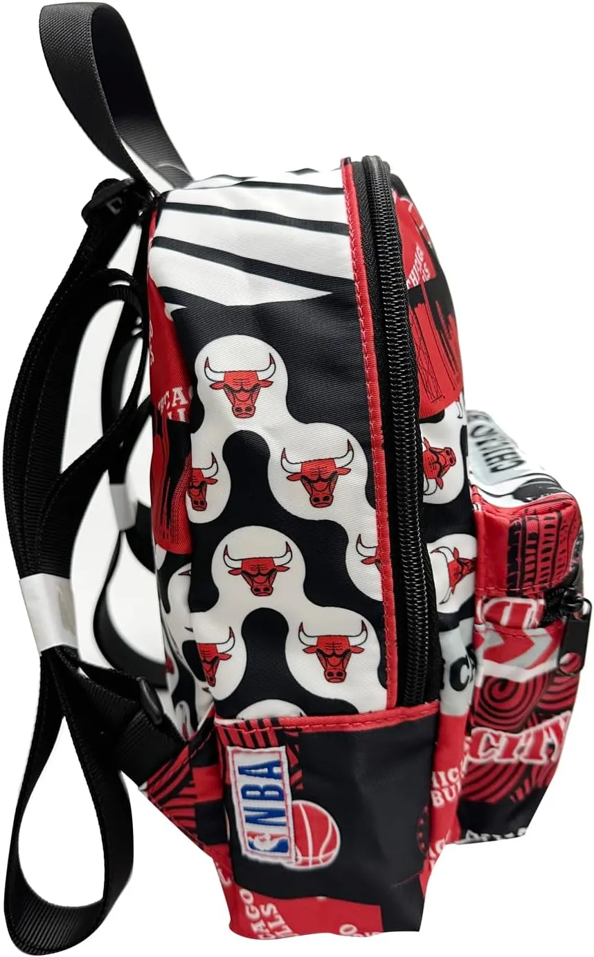 Pro Specialties Group Chicago Bulls Mini Backpack adult bag, perfect for women. Ideal small backpack Waterproof, and trendy