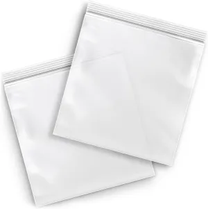 PSBM Zipper Bags 12" x 15" 4 Mil Clear Large Baggies 12x15 Resealable Poly Bags 1000 Count