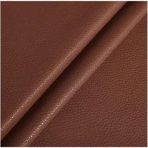 PU Fabric Leather 138x100 Cm 1.2mm Thick Faux Synthetic Leather Material Sheets for Upholstery Crafts, DIY Sewings, Sofa, Handbag, Hair Bows Decorations(Reddish Brown,1.38X9m)