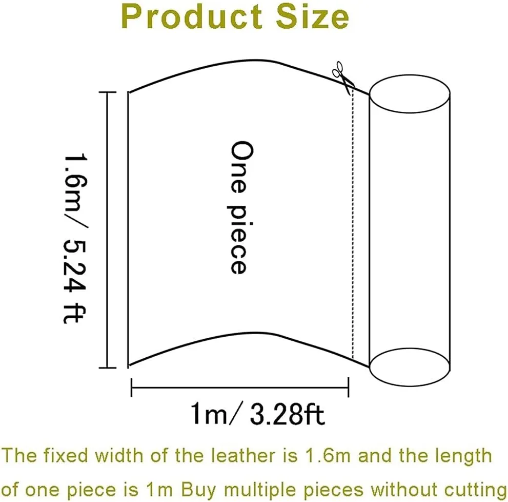 PU Fabric Leather, 63" x 39.4", 0.6mm Thick, Faux Synthetic Leather Material Sheets for Upholstery Craft, DIY Sewing, Sofa, Chair, Handbag, Wallet, Hair Bow, Festival Decoration (Size:1.6x1m)(Dark cof