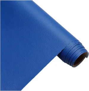 PU Fabric Leather Faux Synthetic Leather Material Sheets Wear-resistant And Elastic Soft For Upholstery Crafts, DIY Sewings, Sofa, Handbag, Hair Bows Decorations, Car Seat 1.6x1m(Colour: Dark blue)(Da