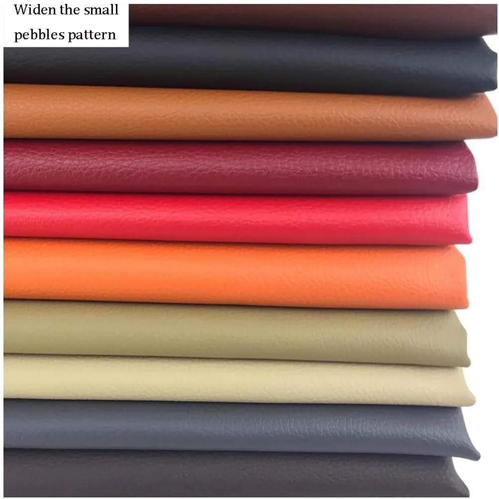 PU Fabric Leather Faux Synthetic Leather Material Sheets Wear-Resistant and Elastic Soft for Upholstery Crafts, DIY Sewings, Sofa, Handbag, Hair Bows Decorations(Peacock Green,1.6X8m)
