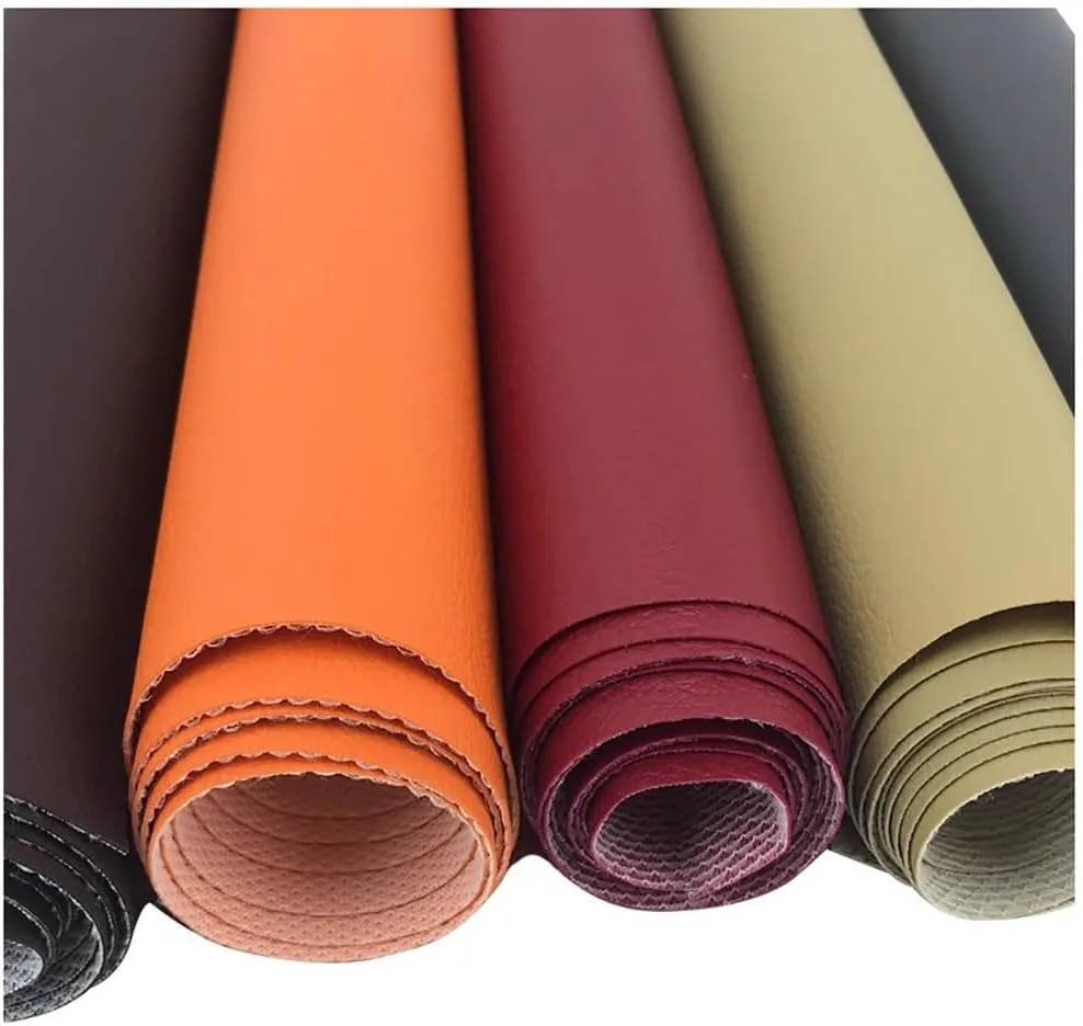 PU Fabric Leather Faux Synthetic Leather Material Sheets Wear-Resistant and Elastic Soft for Upholstery Crafts, DIY Sewings, Sofa, Handbag, Hair Bows Decorations(Peacock Green,1.6X8m)