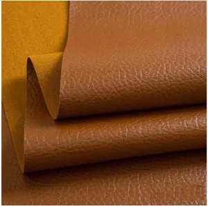 PU Fabric Leather140 X 100 cm, Leatherette Faux Leather Upholstery Crafts DIY Sewings Sofa Handbag Car Seat Hair Bows Decorations(Brown,1.4X3m)