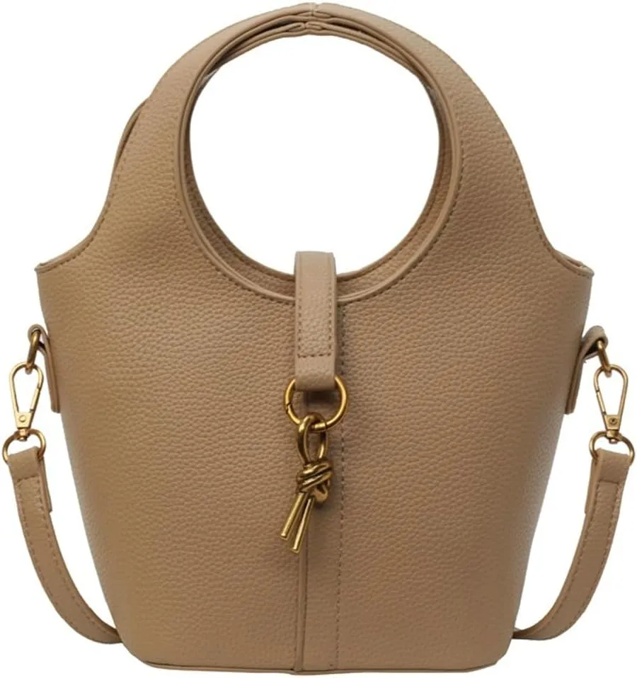 PU Vegan Leather Hobo Bags for Women Versatile Shoulder Cross Body Bags Trendy Small Tote Purse Casual Handbag