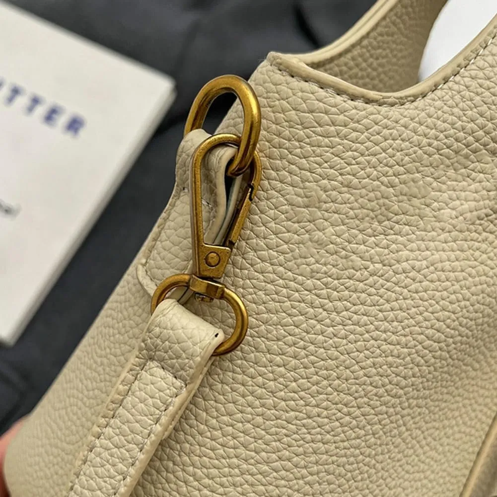 PU Vegan Leather Hobo Bags for Women Versatile Shoulder Cross Body Bags Trendy Small Tote Purse Casual Handbag