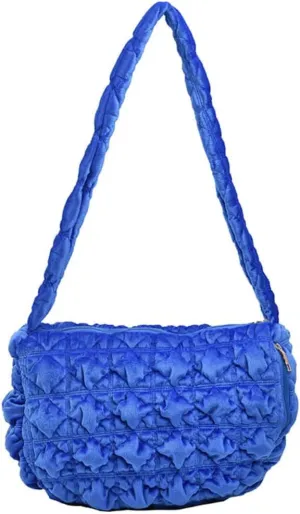 Puffer Tote Bag for Women Quilted Crossbody Bag Puff Shoulder Bag Puffy Purse Lightweight Velvet Bubble Hobo Handbag