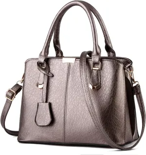 Purses and Handbags for Women Fashion Ladies PU Leather Top Handle Satchel Shoulder Tote Bags