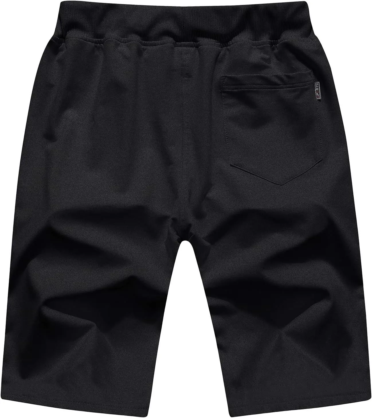 QPNGRP Mens Shorts Casual Drawstring Zipper Pockets Elastic Waist