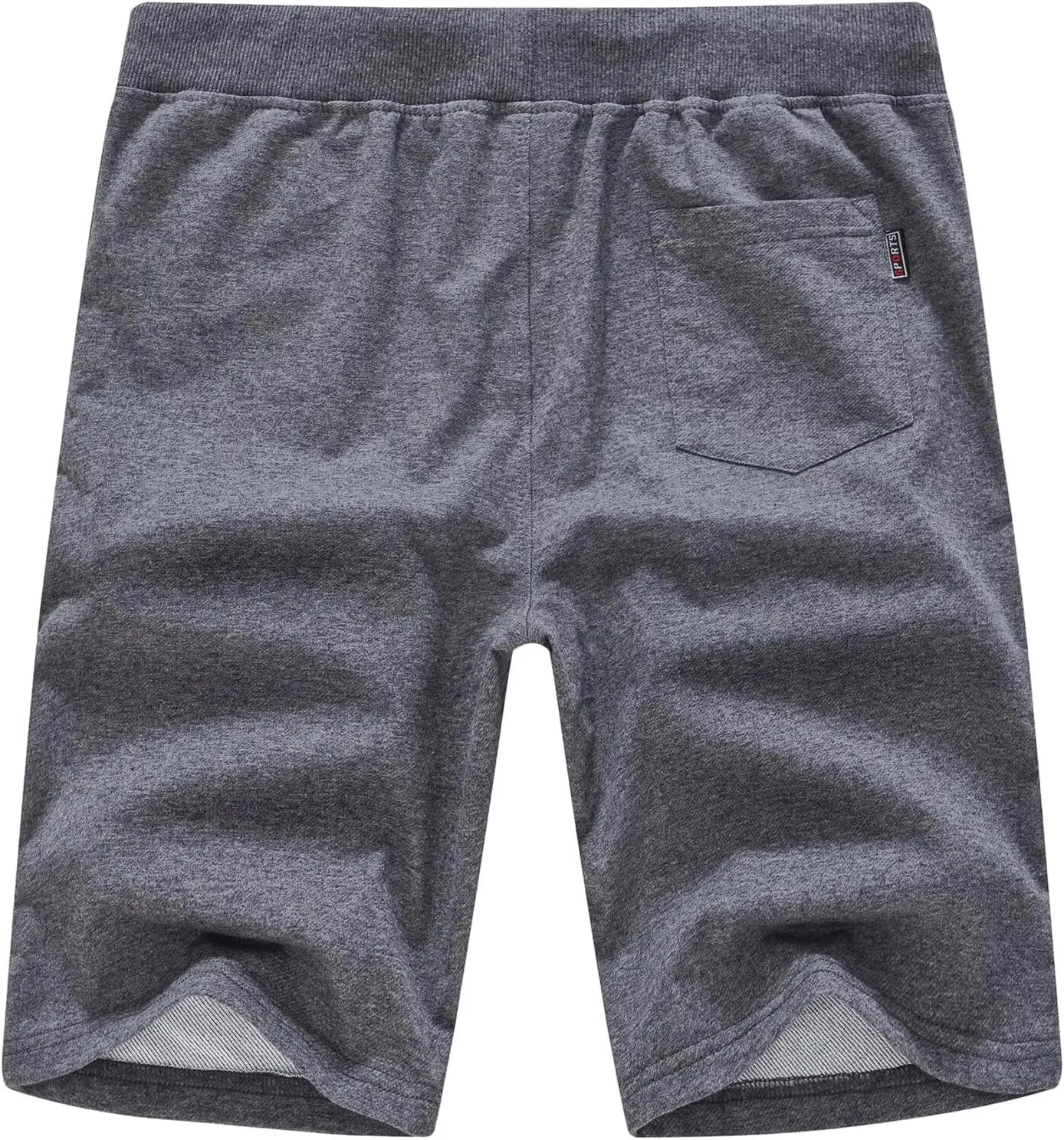 QPNGRP Mens Shorts Casual Drawstring Zipper Pockets Elastic Waist