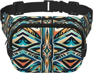 Quiet Reflection Print Crossbody Waist Bag, Adjustable Everywhere Fanny Packs for Men&Women/Traveling/Outdoors/Hiking