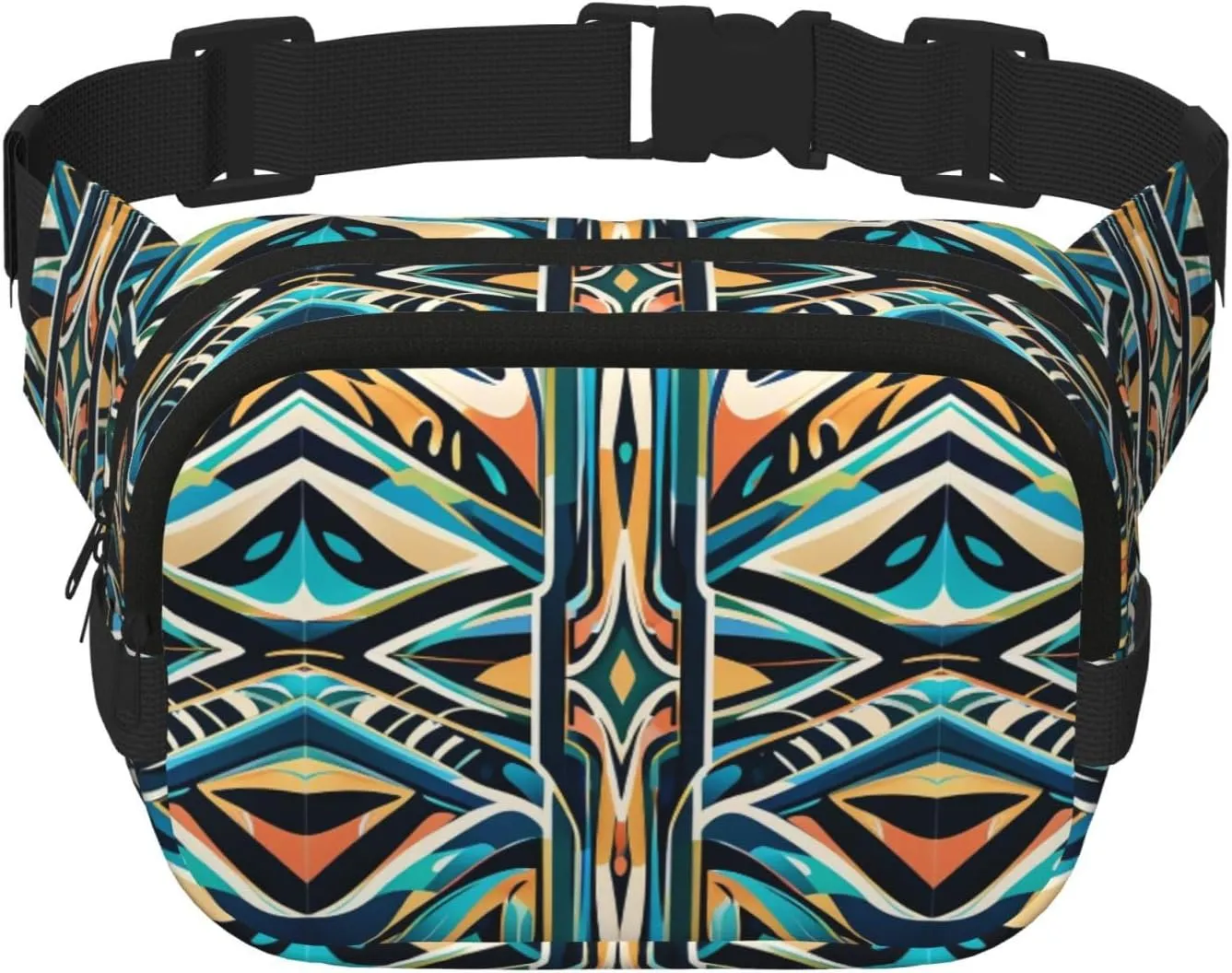 Quiet Reflection Print Crossbody Waist Bag, Adjustable Everywhere Fanny Packs for Men&Women/Traveling/Outdoors/Hiking