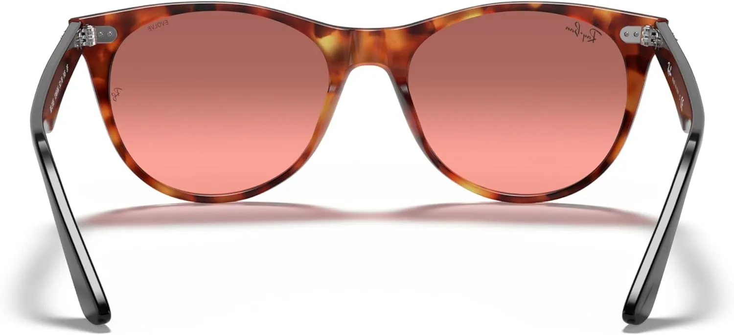 Ray-Ban Men's RB2185 Wayfarer Ii Evolve Photochromic Round Sunglasses