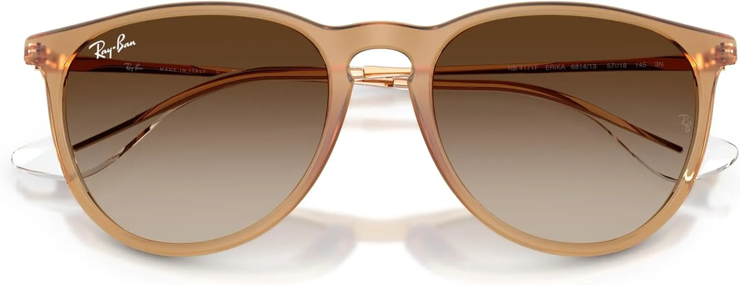 Ray-Ban RB4171F Erika Low Bridge Fit Round Sunglasses