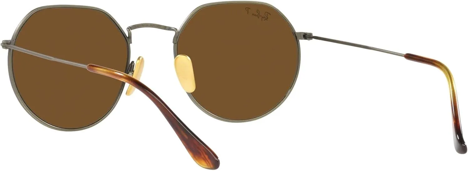 Ray-Ban RB8165 Jack Titanium Round Sunglasses