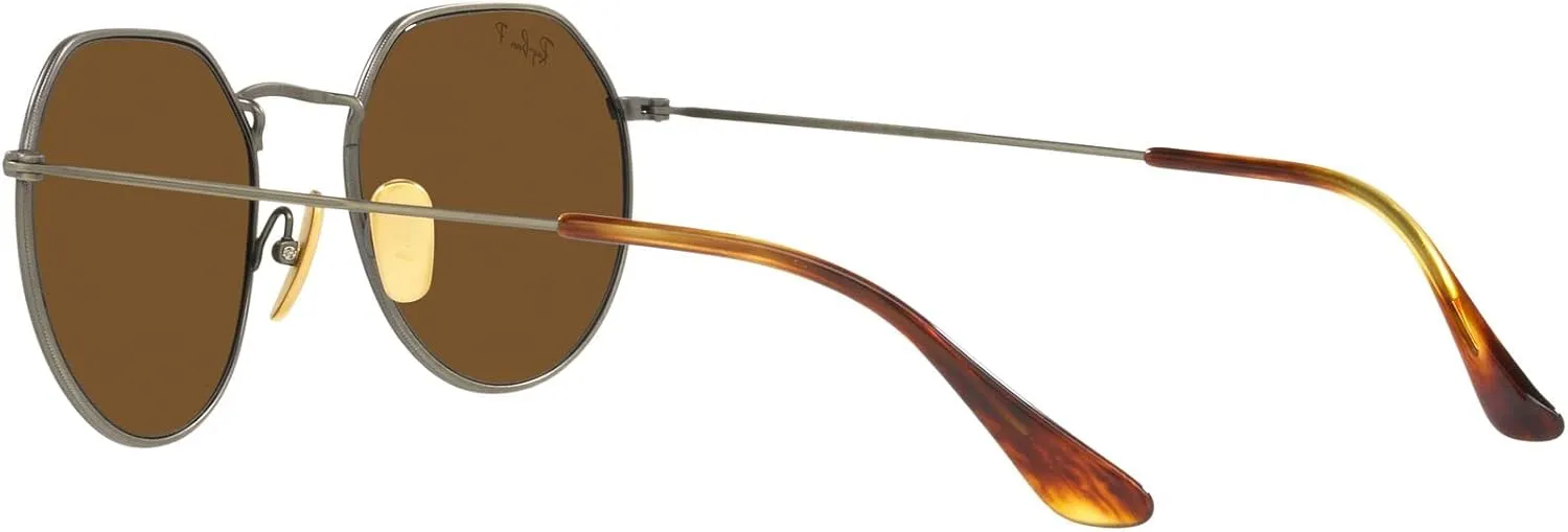 Ray-Ban RB8165 Jack Titanium Round Sunglasses