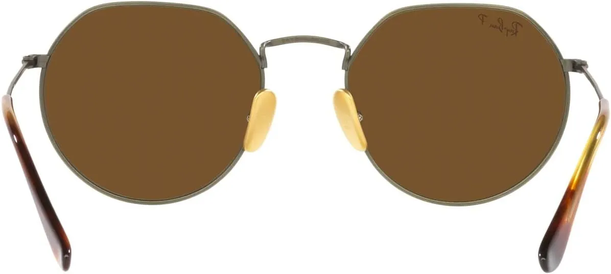 Ray-Ban RB8165 Jack Titanium Round Sunglasses