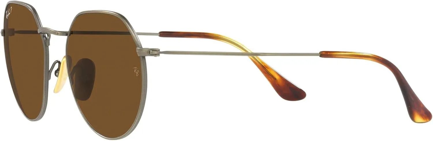Ray-Ban RB8165 Jack Titanium Round Sunglasses