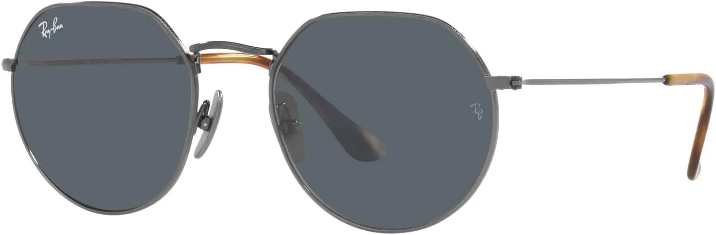 Ray-Ban RB8165 Jack Titanium Round Sunglasses