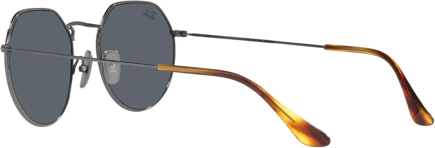 Ray-Ban RB8165 Jack Titanium Round Sunglasses