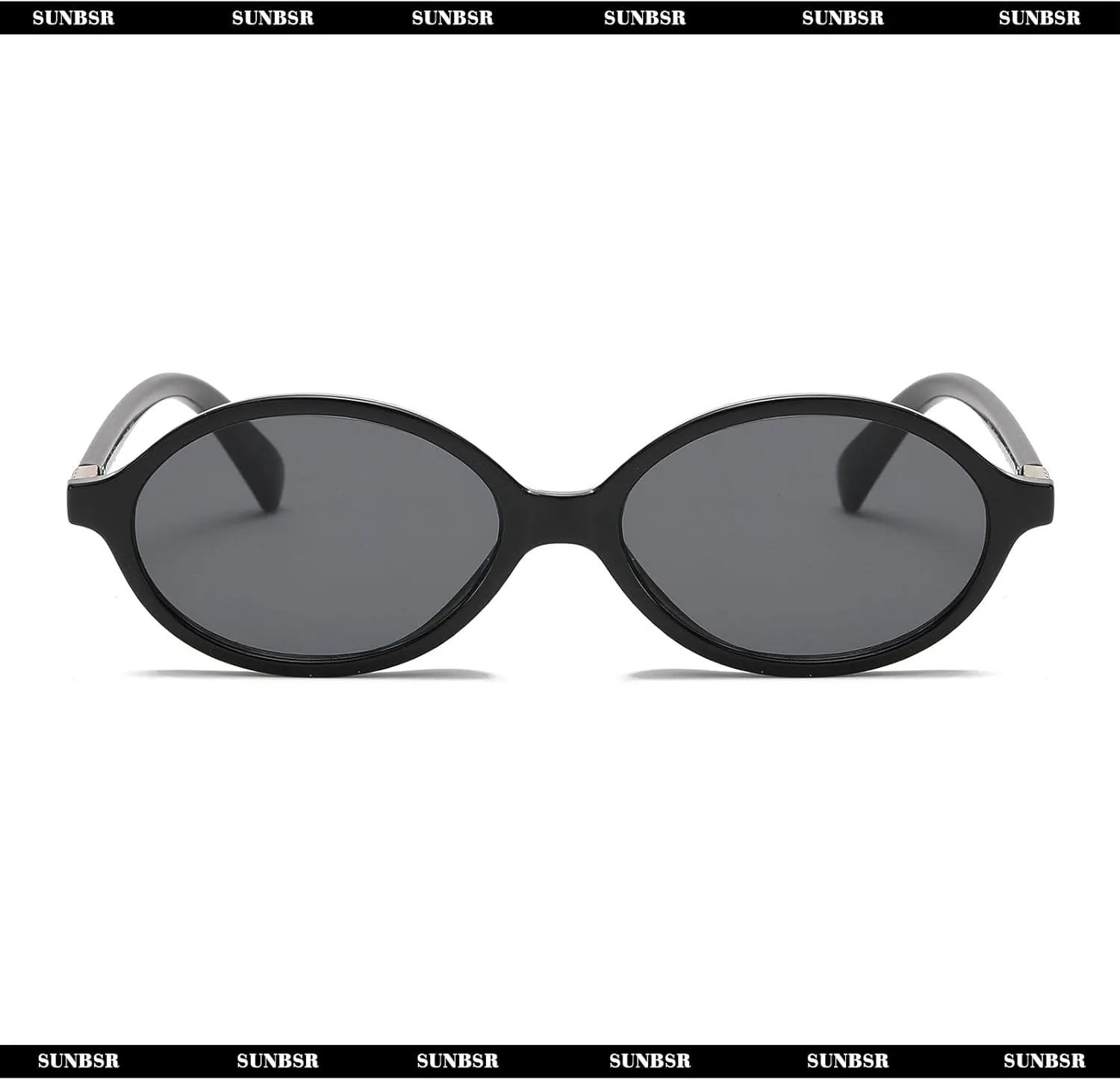 Retro Oval Sunglasses for Women Men Trendy Round Tortoise Sun Glasses 90s Vintage Shades